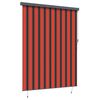 vidaXL Rullegardin Orange og Brun 200 x 250 cm Stof og Aluminium