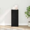 vidaXL Sideboard Sort eg 30 x 30 x 70 cm Konstrueret tr&aelig;
