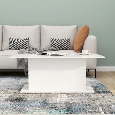 vidaXL sofabord 102x55,5x40 cm spånplade hvid