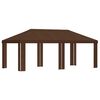 vidaXL Gazebo D&aelig;kke 6 x 3 m Brun Polyester 190