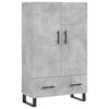 vidaXL skab 69,5x31x115 cm konstrueret tr&aelig; betongr&aring;