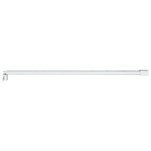 vidaXL St&oslash;ttestang til brused&oslash;r 70-120 cm til 6/8 mm glas Krom