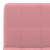 vidaXL barstol fløjl pink