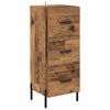 vidaXL Sideboard Gammelt tr&aelig; 34 x 34.5 x 90 cm Konstrueret tr&aelig;