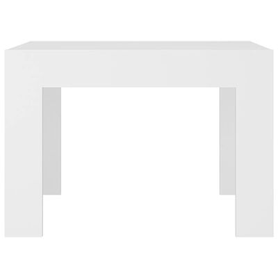vidaXL sofabord 50x50x35 cm spånplade hvid