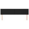 vidaXL sengegavle 200x5x78/88 cm kunstl&aelig;der sort