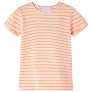 T-shirt til b&oslash;rn str. 104 neon-orange