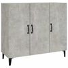 vidaXL skab 90x34x80 cm konstrueret tr&aelig; betongr&aring;