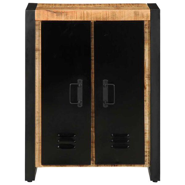 vidaXL skænk 55x35x70 cm massivt ru mangotræ