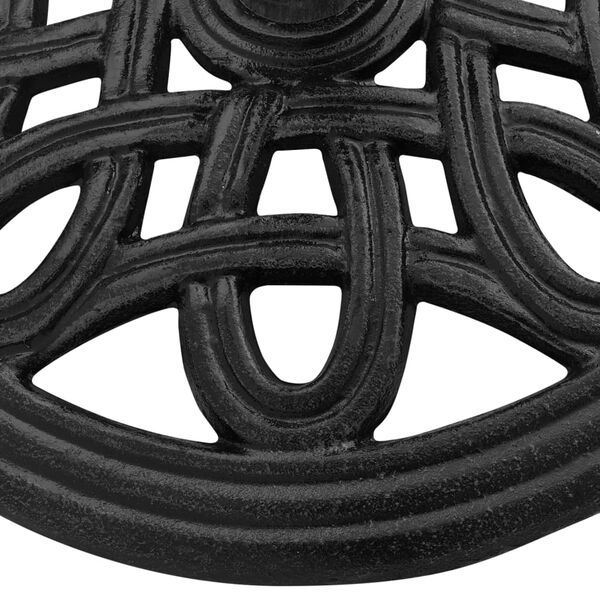 vidaXL parasolfod 44x44x32 cm st&oslash;bejern sort