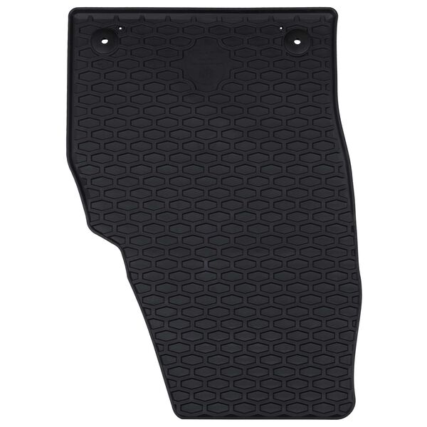 vidaXL Bilm&aring;tte 4 pcs Sort VW POLO , TAIGO Gummi