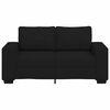 vidaXL 2-personers sofa 160x77x82 cm stof sort