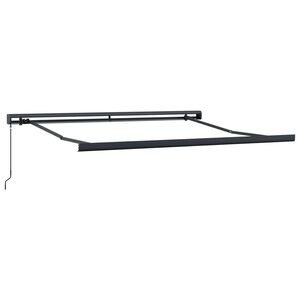 vidaXL Manuel markise ramme 3 x 2,5 m Antracit Pulverlakeret aluminium