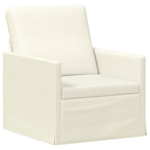 vidaXL Enkelsofa Cremefarvet 70 x 81 x 82 cm Velourstof