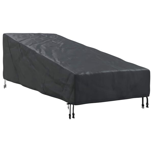 vidaXL Udend&oslash;rs m&oslash;belovertr&aelig;k Sort 195 x 76 x 82 cm 210D Oxford Stof