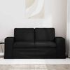 vidaXL Sofa 120cm Sort Metal
