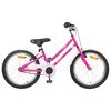 vidaXL B&oslash;rnecykel 20 tommer til b&oslash;rn i alderen 6-11 &aring;r Pink Hvid