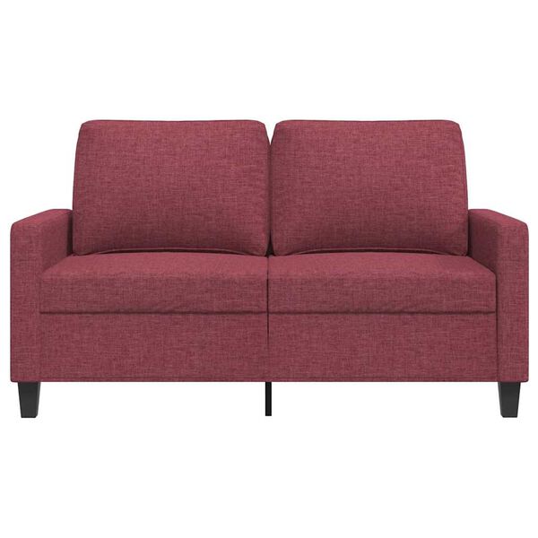 vidaXL 2-personers sofa 120 cm stof vinr&oslash;d