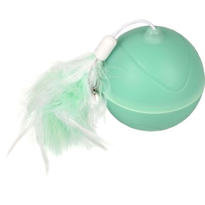 FLAMINGO 2-i-1 LED-legetøjsbold Magic Mechta 7 cm grøn