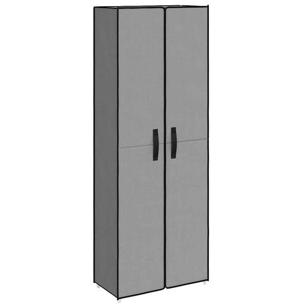 vidaXL skoskab 60x30x166 stof gr&aring;