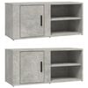vidaXL tv-borde 2 stk. 80x31,5x36 cm konstrueret tr&aelig; betongr&aring;