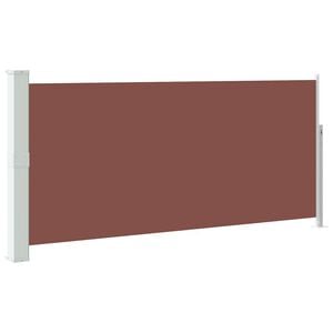 vidaXL sammenrullelig sidemarkise 140 x 300 cm brun