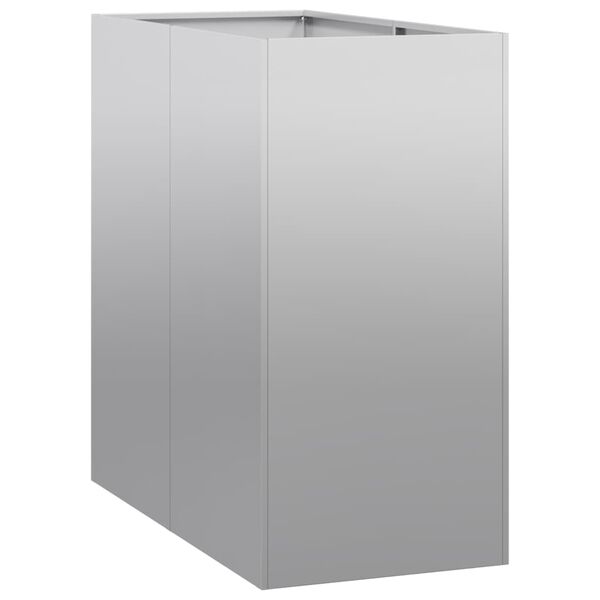vidaXL plantekasse 40x80x80 cm galvaniseret st&aring;l