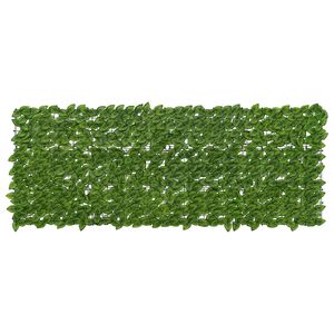 vidaXL Altanscreen med blade Gr&oslash;n og Gul 200 x 75 cm