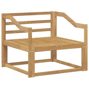 vidaXL Udend&oslash;rs Mellem Sofa Massivt Akacietr&aelig; Hvid