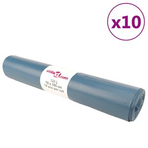 vidaXL affaldsposer 100 stk. 120 l bl&aring;