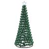vidaXL Glimmerjuletr&aelig; med LED-lys og fod EKENAS 180 cm 220 LED'er