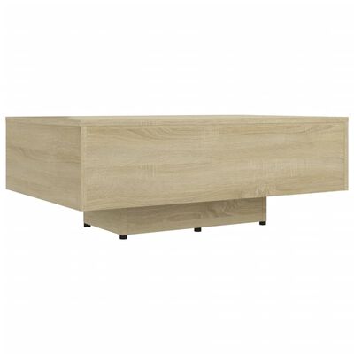 vidaXL sofabord 85x55x31 cm konstrueret træ sonoma-eg