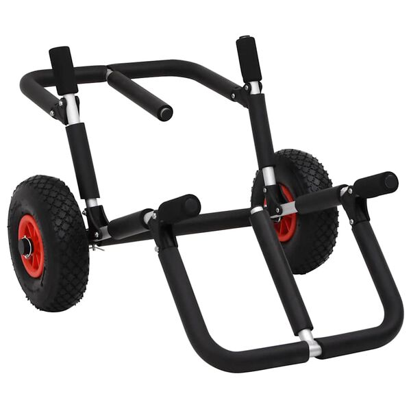 vidaXL SUP Trolley til 2 surfbr&aelig;tter 90 kg foldbar aluminium