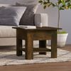 vidaXL sofabord 55x55x42 cm konstrueret tr&aelig; r&oslash;get egetr&aelig;sfarve