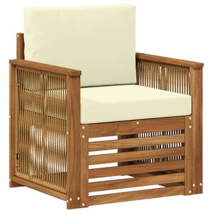 vidaXL Udend&oslash;rs Mellem Sofa Naturfarvet