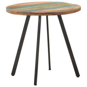 vidaXL spisebord 80 cm massivt genbrugstr&aelig;