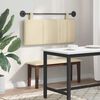 vidaXL H&aelig;ngende Hovedgavl V&aelig;gmonteret Creme 110 x 55 x 5 cm Stof