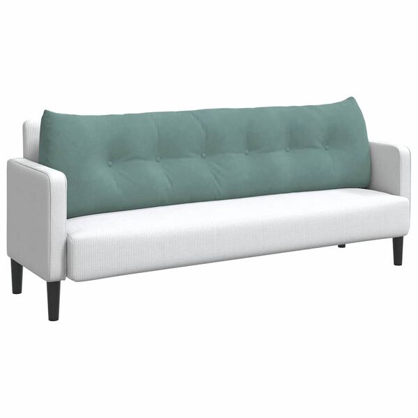 vidaXL Rygpude Havgr&oslash;n 180 x 24 x 50 cm Fl&oslash;jl