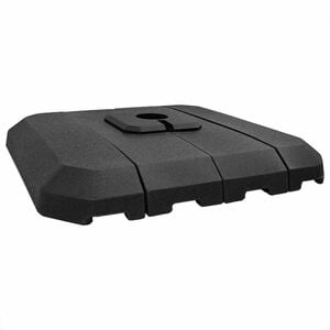 vidaXL Cantilever parasolbase 130 Sort H&oslash;jdensitet polyethylen