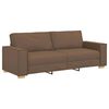 vidaXL Sofa 3 pcs Brun 220 x 80 x 84 cm Linned-blandet stof