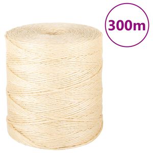 vidaXL reb 100 % sisal 2 mm 300 m