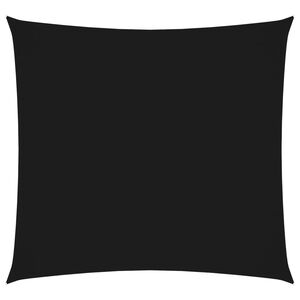 vidaXL solsejl 4,5x4,5 m firkantet oxfordstof sort