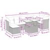 vidaXL sofas&aelig;t til haven 8 dele med hynder polyrattan brun