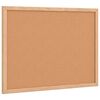 vidaXL korktavle med ramme af massivt fyrretr&aelig; 40x30 cm