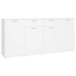 vidaXL sk&aelig;nk 160x36x75 cm konstrueret tr&aelig; hvid