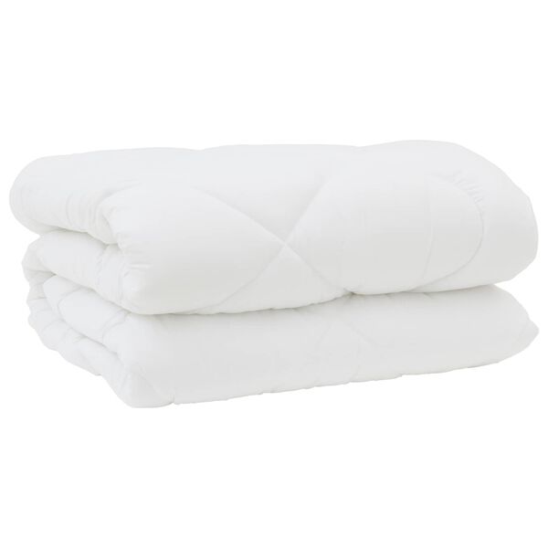 vidaXL Vinter dyne med pude 3 pcs Hvid Microfiber