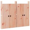 vidaXL K&oslash;kkend&oslash;r MEPPEL 2 pcs Brun 50 x 9 x 82 cm