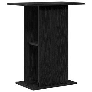 vidaXL akvariebord 60,5x36x72,5 cm konstrueret tr&aelig; sort egetr&aelig;sfarve