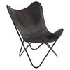 Lesli Living butterflystol Buffalo 75x75x87 cm sort