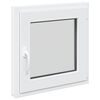 vidaXL K&aelig;ldervindue RISOR 50 x 50 cm PVC og glas Hvid